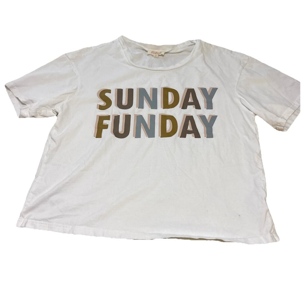 Listicle Sunday Funday 100% cotton Small oversized